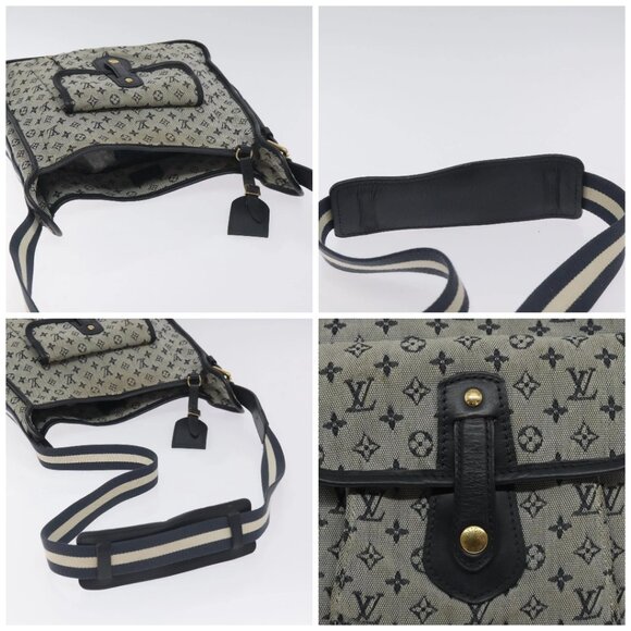 LOUIS VUITTON Monogram Mini Buzas Marie Kate Bag Blue M92320 Auth 131141 - Picture 16 of 16